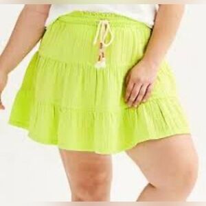 NEW SO Tequila Lime Skirt. XL